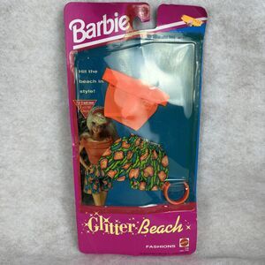NIP‎ VTG 1992 Mattel Barbie Glitter Beach Fashions #7780 Barbie Doll Clothes